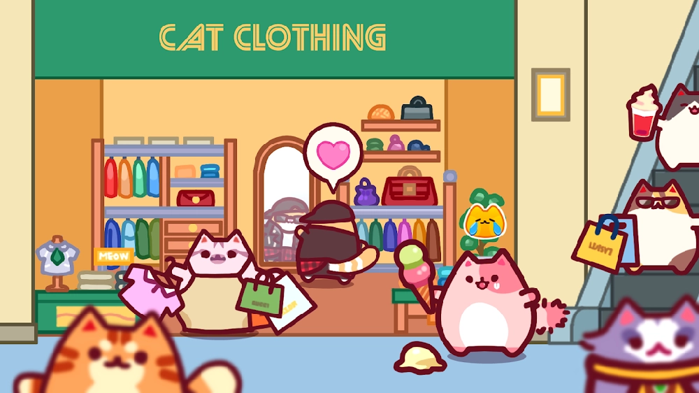 Cat Mall: Idle Shopping Tycoon [Free shoping]