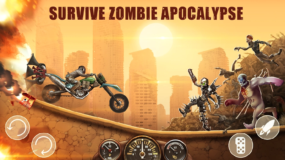 Dead Hill Racing: Zombie Climb [Много денег]