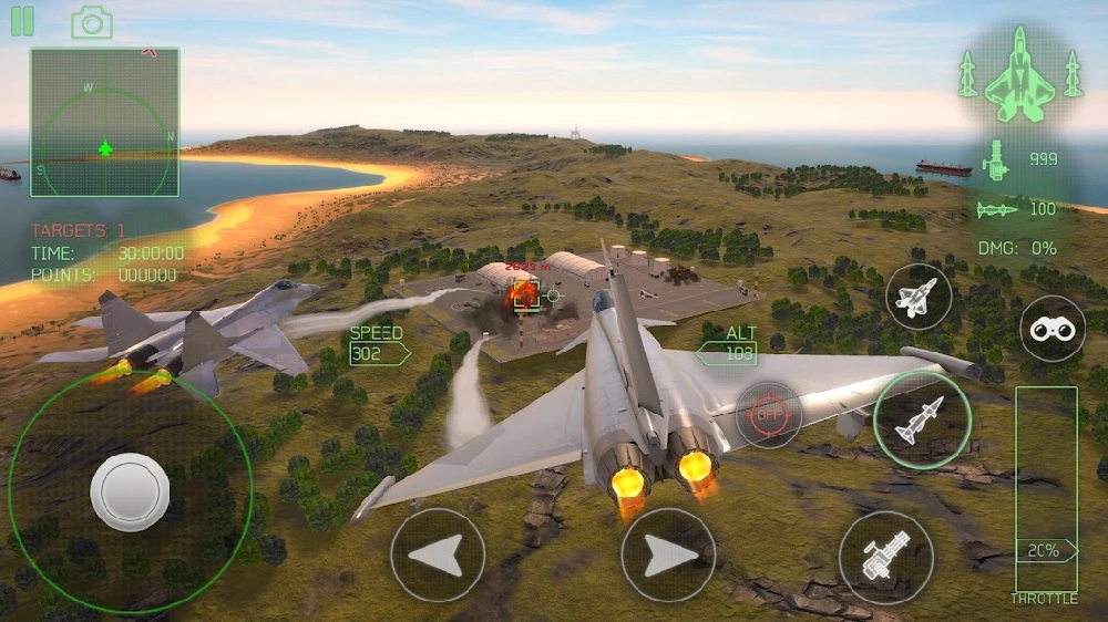 Fighter Jet Combat : Warzone [Free shoping]
