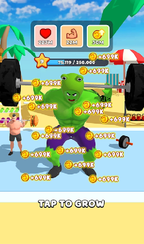 Gym Idle Clicker: Fitness Hero [Бесплатные покупки]