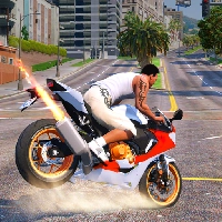 Moto Racing: Driving Simulator [Много денег] - Свободная езда на мотоцикле по городским улицам.