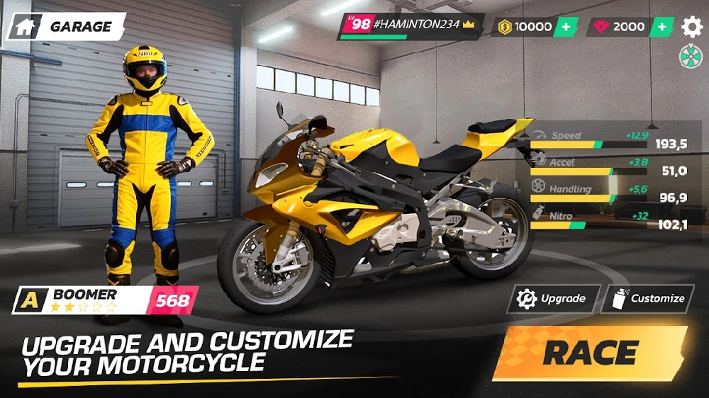 Moto Rider: Traffic Highway [Free shoping]
