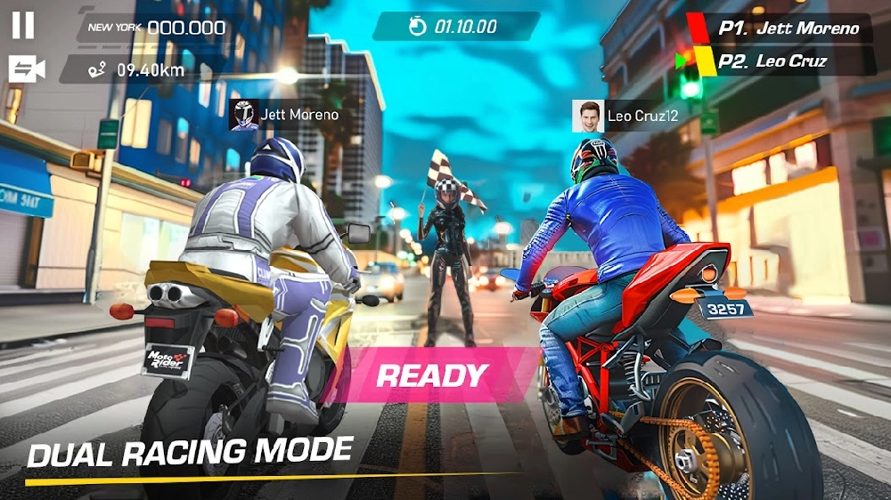 Moto Rider: Traffic Highway [Free shoping]