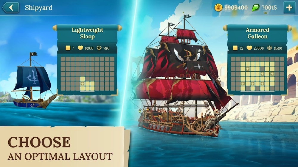 Pirate Ships?Строй и сражайся [Бесплатные покупки]