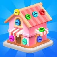 Screwdom 3D [Free shoping] - Sort 3D screws into their corresponding boxes based on color in 3D Screw Master.
